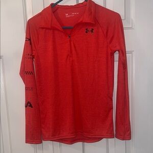 Under Armour Bright Orange Long Sleeve Top